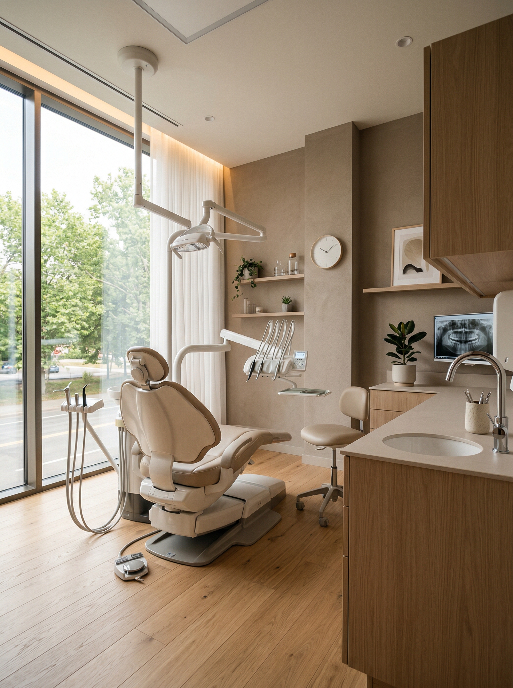 Moderne tannlegeklinikk i Devoldfabrikken